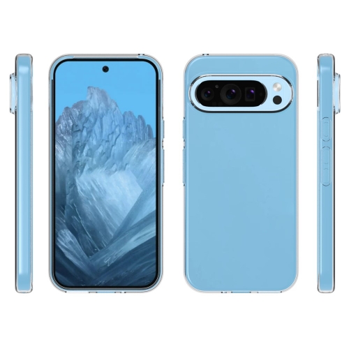 Силиконов калъф за Google Pixel 9 / Pixel 9 Pro, Прозрачен