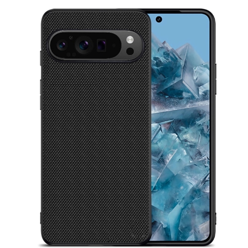 Силиконов калъф Nylon Coated за Google Pixel 9 / Pixel 9 Pro, Черен