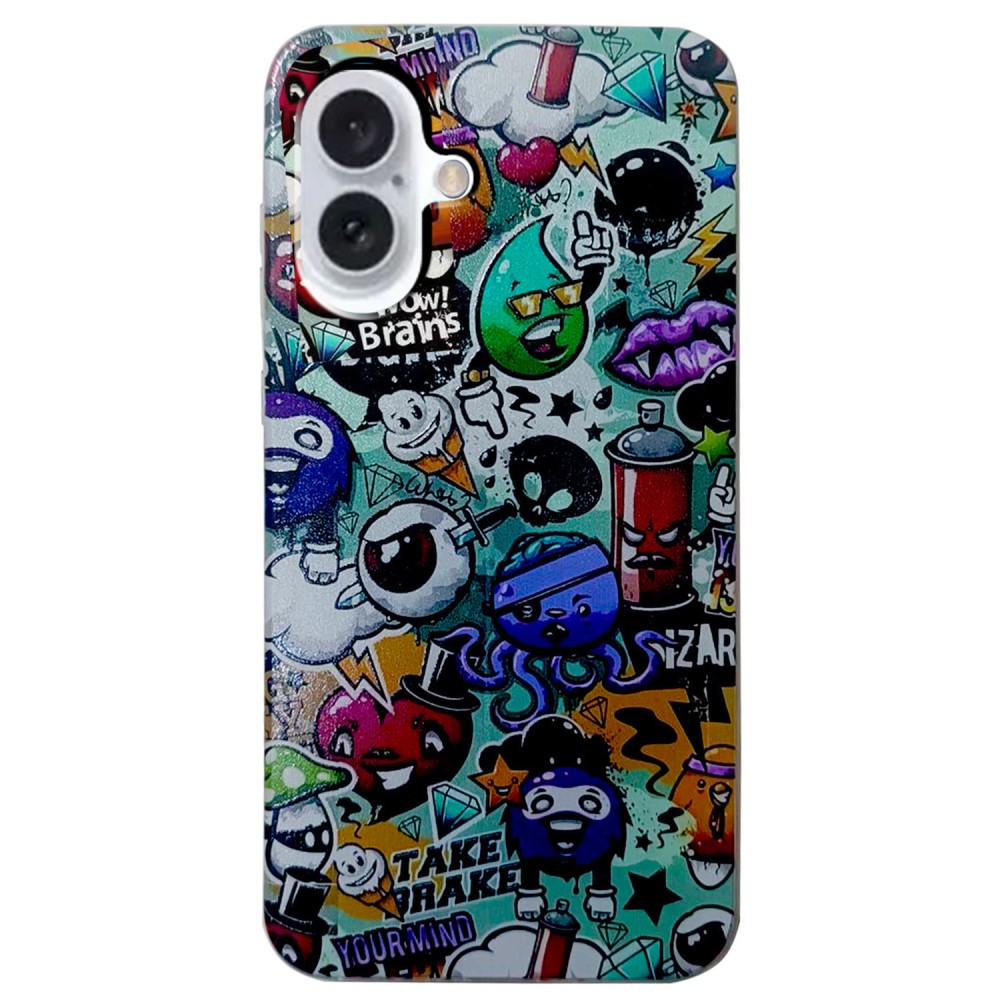 Силиконов калъф за iPhone 16, Комикс