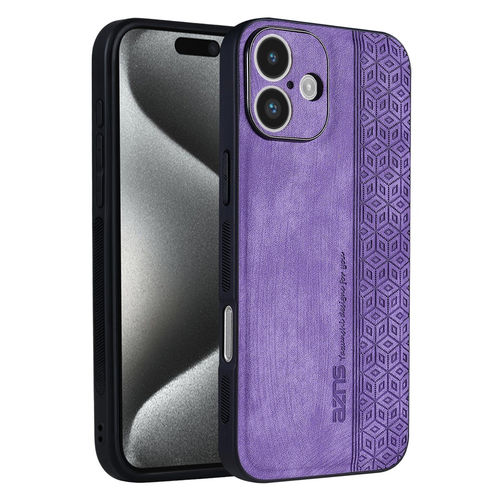 Удароустойчив калъф AZNS за iPhone 16, Лилав