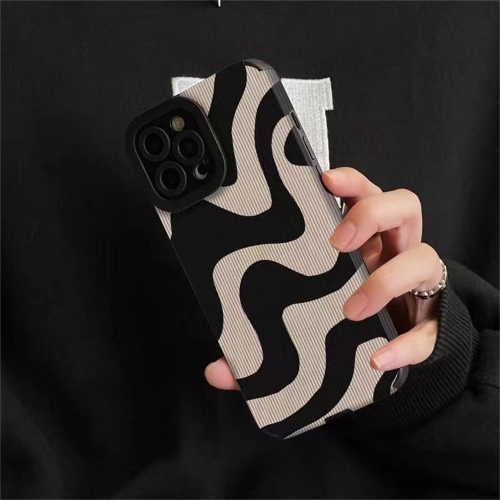 Силиконов калъф Zebra Stripe за iPhone 16 Pro, Зебра