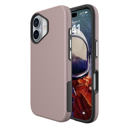 Удароустойчив калъф Liquid Air MagSF за iPhone 16, Розов