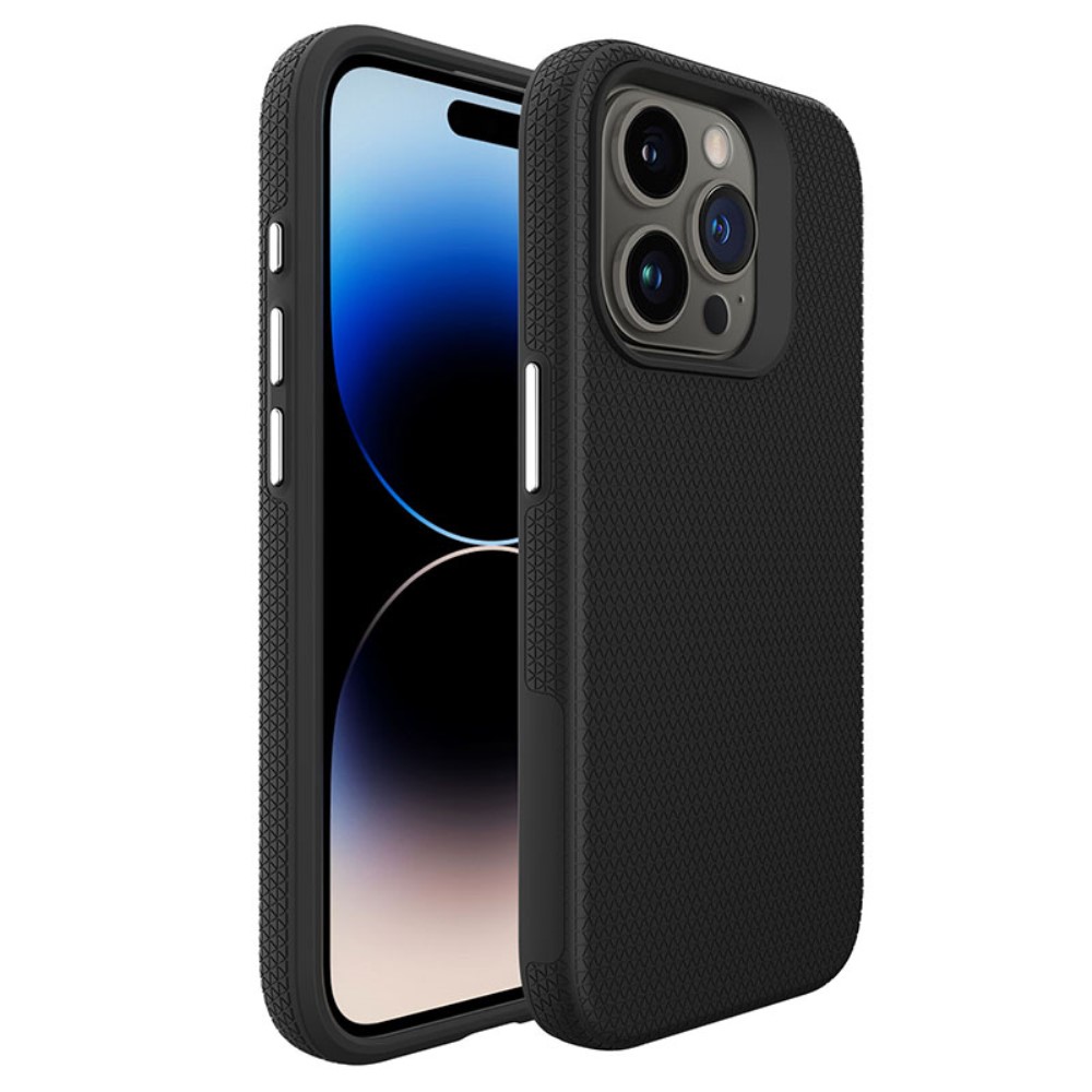 Удароустойчив калъф Liquid Air MagSF за iPhone 16 Pro, Черен