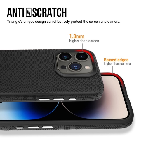 Удароустойчив калъф Liquid Air MagSF за iPhone 16 Pro, Черен