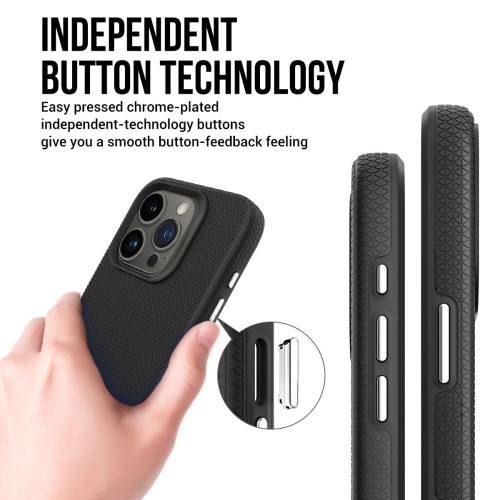 Удароустойчив калъф Liquid Air MagSF за iPhone 16 Pro Max, Черен