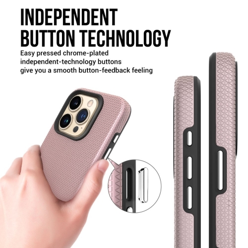 Удароустойчив калъф Liquid Air MagSF за iPhone 16 Pro Max, Розов