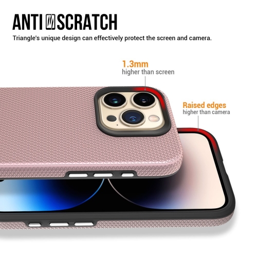 Удароустойчив калъф Liquid Air MagSF за iPhone 16 Pro Max, Розов