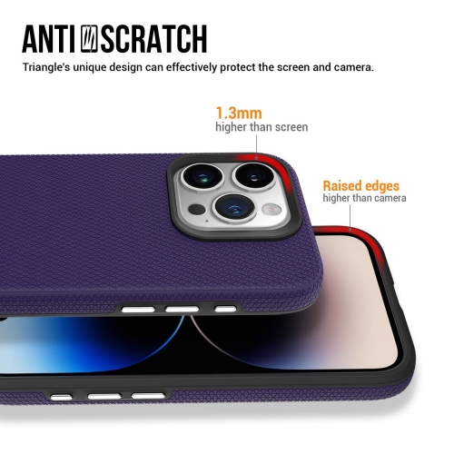 Удароустойчив калъф Liquid Air MagSF за iPhone 16 Pro Max, Лилав