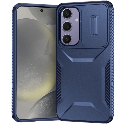 Удароустойчив калъф CamShield Non-slip за Samsung Galaxy S24 FE, Син