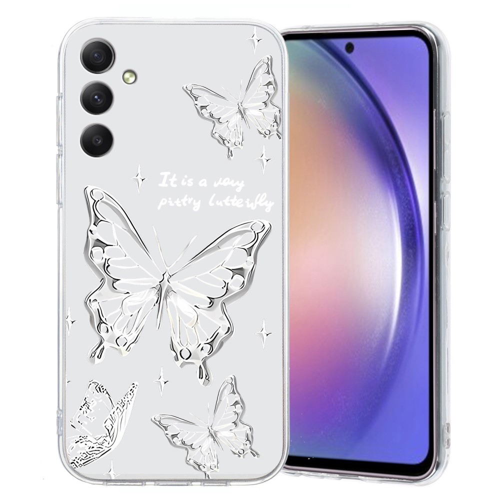 Силиконов калъф за Samsung Galaxy S24 FE, Пеперуда 