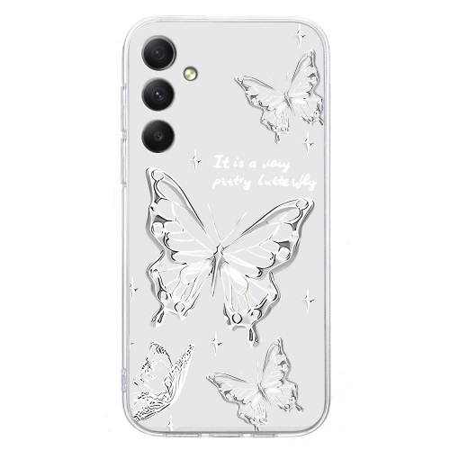 Силиконов калъф за Samsung Galaxy S24 FE, Пеперуда 
