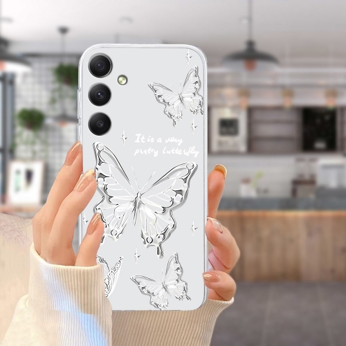Силиконов калъф за Samsung Galaxy S24 FE, Пеперуда 
