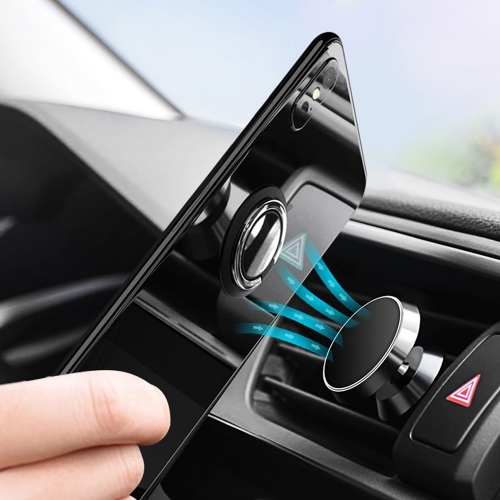 Държач за телефон Magnetic Ring Holder, Черен