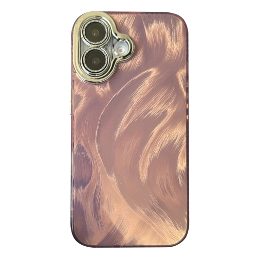 Удароустойчив калъф Silk Pattern за iPhone 16, Розов