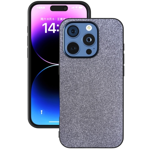 Удароустойчив гръб Glitter Design за iPhone 16 Pro, Черен