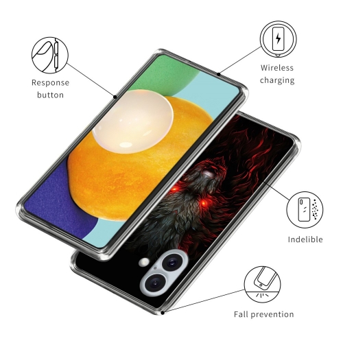 Силиконов калъф за iPhone 16, Вълк