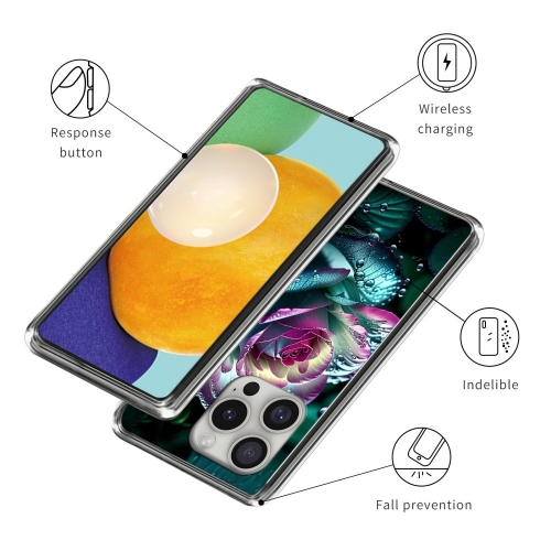 Силиконов калъф за iPhone 16 Pro, Роза