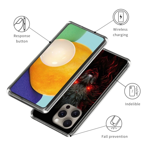 Силиконов калъф за iPhone 16 Pro Max, Вълк