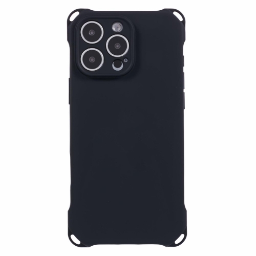 Силиконов калъф Corners Fall за iPhone 16 Pro Max, Черен