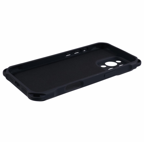 Силиконов калъф Corners Fall за iPhone 16 Pro Max, Черен