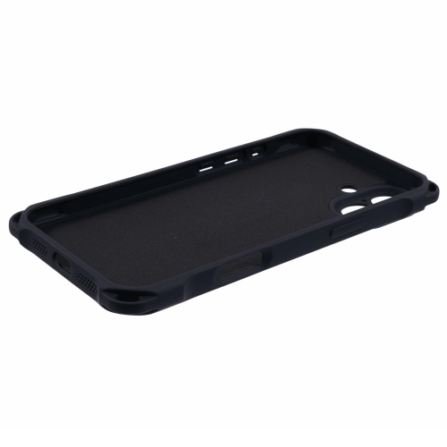 Силиконов калъф Corners Fall за iPhone 16, Черен