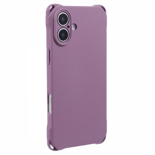 Силиконов калъф Corners Fall за iPhone 16, Лилав