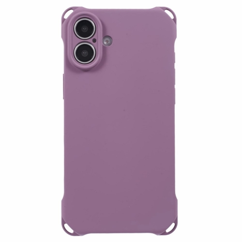 Силиконов калъф Corners Fall за iPhone 16, Лилав