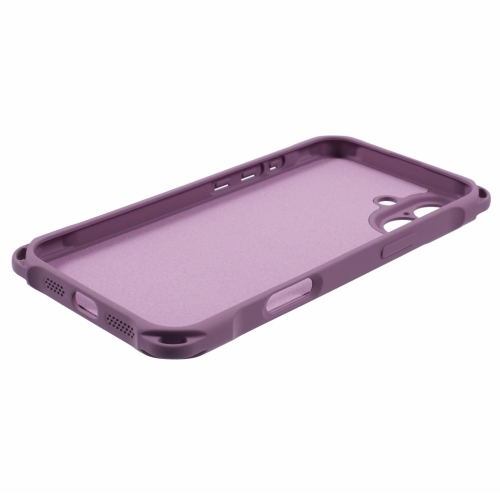 Силиконов калъф Corners Fall за iPhone 16, Лилав