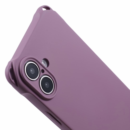 Силиконов калъф Corners Fall за iPhone 16, Лилав