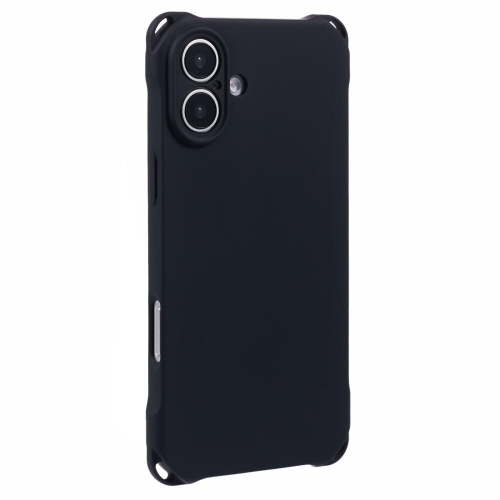 Силиконов калъф Corners Fall за iPhone 16 Plus, Черен
