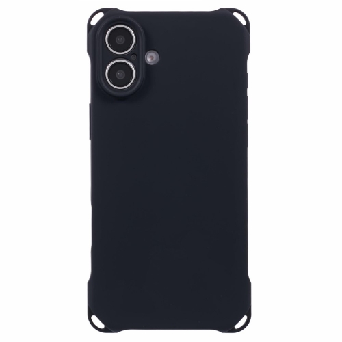 Силиконов калъф Corners Fall за iPhone 16 Plus, Черен