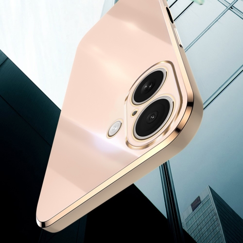 Силиконов калъф XINLI за iPhone 16, Розов