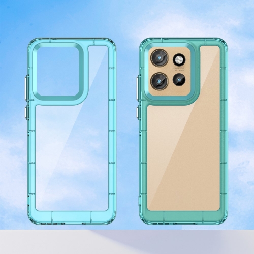 Удароустойчив калъф Acrylic за Motorola Edge 50 Neo 5G, Син