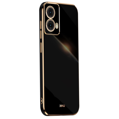 Силиконов калъф XINLI за Motorola Moto G85 5G, Черен