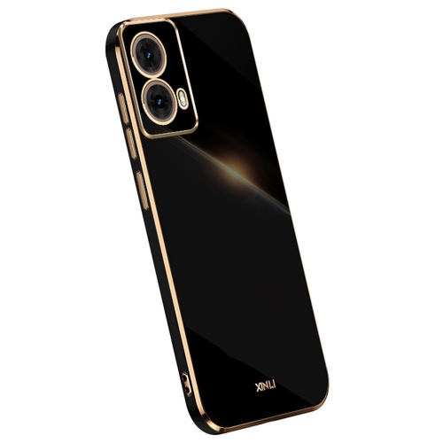 Силиконов калъф XINLI за Motorola Moto G85 5G, Черен