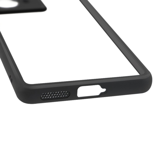 Удароустойчив калъф Acrylic за Motorola Moto G85 5G, Черен