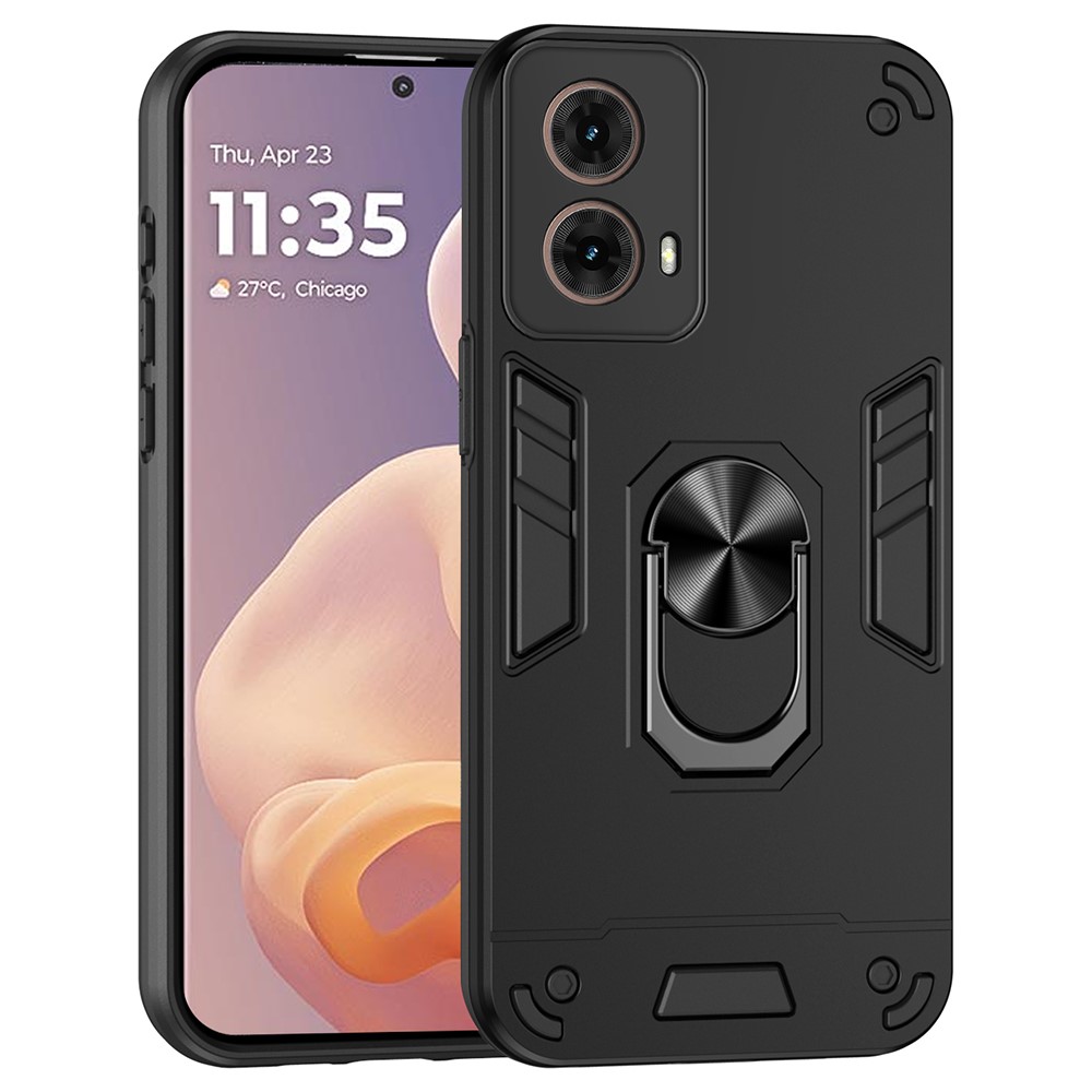Удароустойчив Калъф Hybrid Cover за Motorola Moto G85 5G, Черен