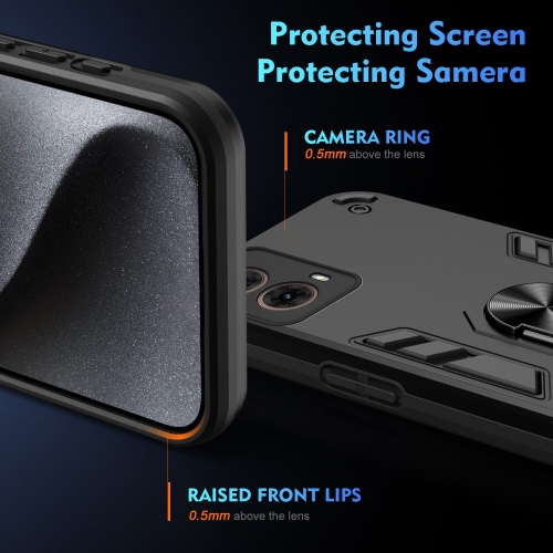 Удароустойчив Калъф Hybrid Cover за Motorola Moto G85 5G, Черен