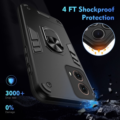 Удароустойчив Калъф Hybrid Cover за Motorola Moto G85 5G, Черен