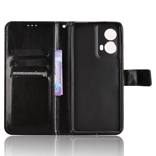 Калъф Тефтер Crazy Horse за Motorola Moto G85 5G, Черен
