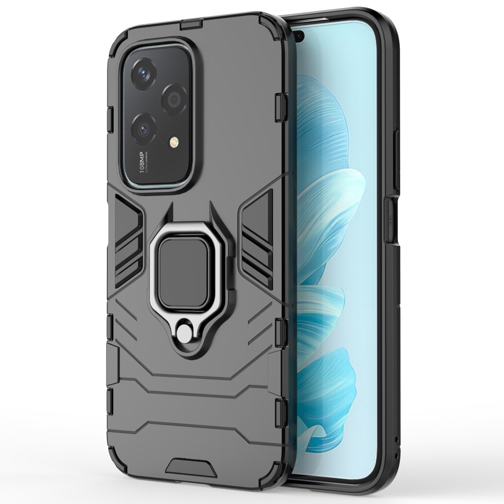 Удароустойчив Калъф Kickstand Ring за Honor 200 Lite, Черен