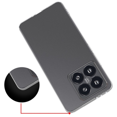 Силиконов калъф за Xiaomi 14T, Прозрачен