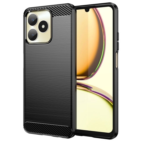 Силиконов Калъф Carbon за Realme Note 50 4G, Черен
