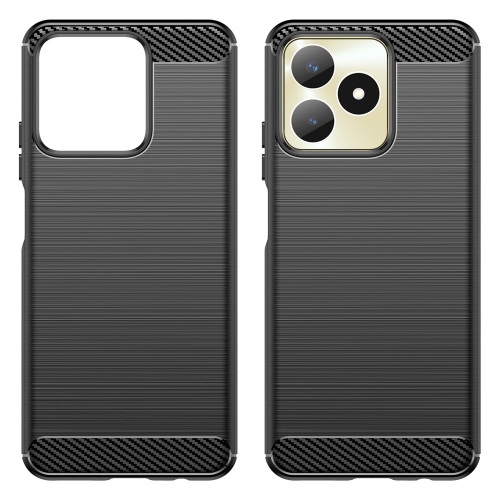 Силиконов Калъф Carbon за Realme Note 50 4G, Черен