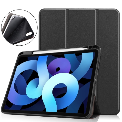 Калъф Тефтер Auto Wake Tri-Fold Stand за iPad iPad Air 11 2024 /Air 2022 / 2020, Черен
