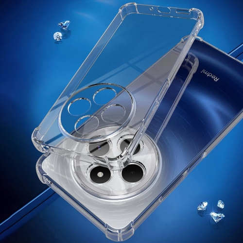 Силиконов калъф Anti Shock за Xiaomi Redmi 14C, 1.5mm, Прозрачен