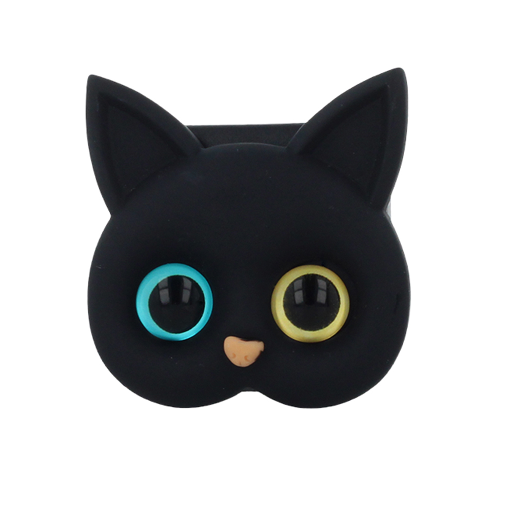 Държач за телефон с огледало Cat, Черна котка