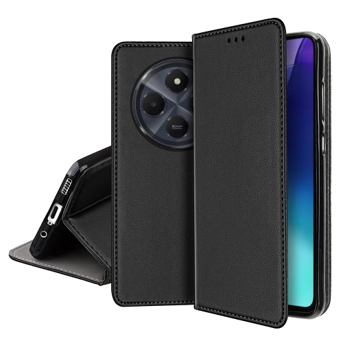 Калъф Тефтер Magnetic Book за Xiaomi Redmi 14C, Черен