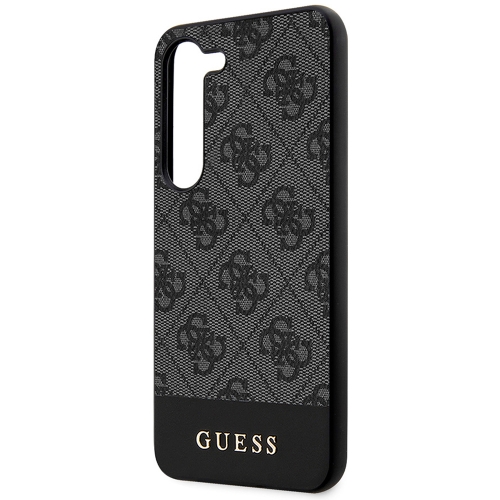 Калъф GUESS 4G Stripe за Samsung Galaxy S24 Plus, GUHCS24MG4GLGR, Сив