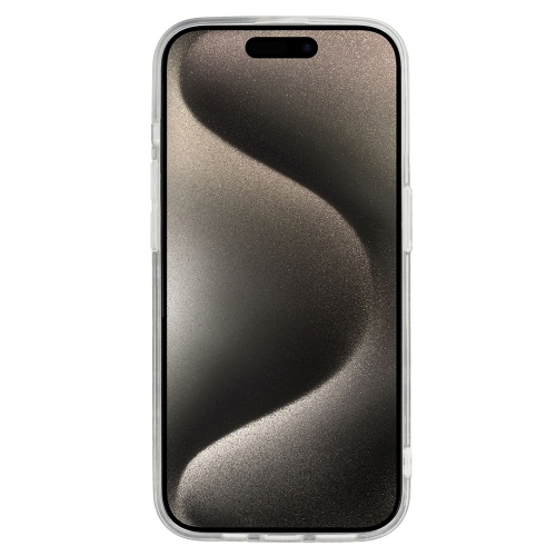 Удароустойчив калъф Moonlite MagSF за iPhone 15, Черен- прозрачен